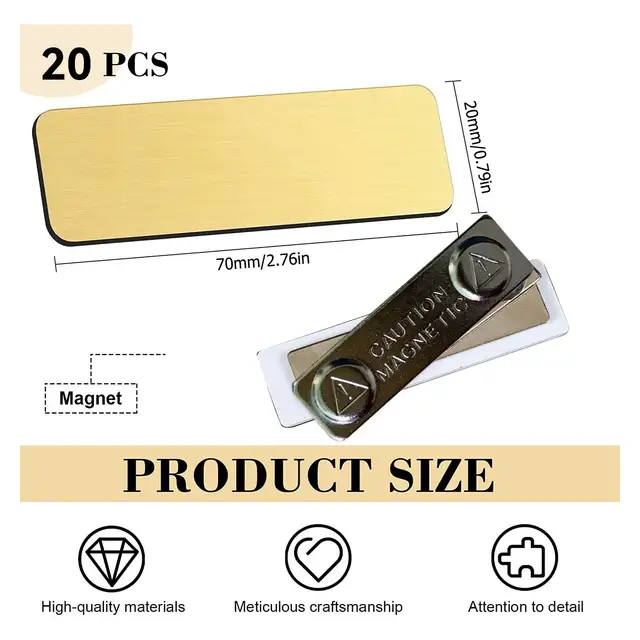 Creality Laser Name Tag Badges 20pcs 