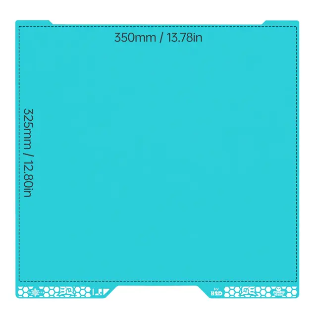 Biqu Panda Buildplate CryoGrip for Bambu CryoGrip Pro Glacier - H2D / H2S 