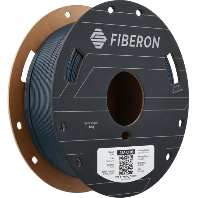 Polymaker Fiberon ASA-CF08 Dark Grey 