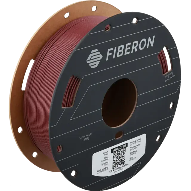 Polymaker Fiberon ASA-CF08 Dark Red 