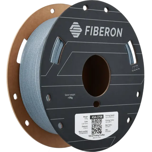 Polymaker Fiberon ASA-CF08 Light Grey 