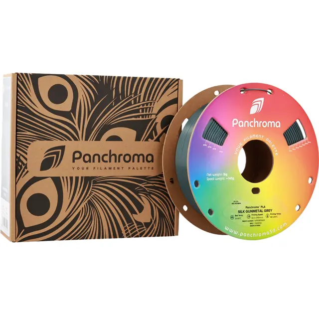Polymaker Panchroma Silk PLA Silk Gunmetal Grey 