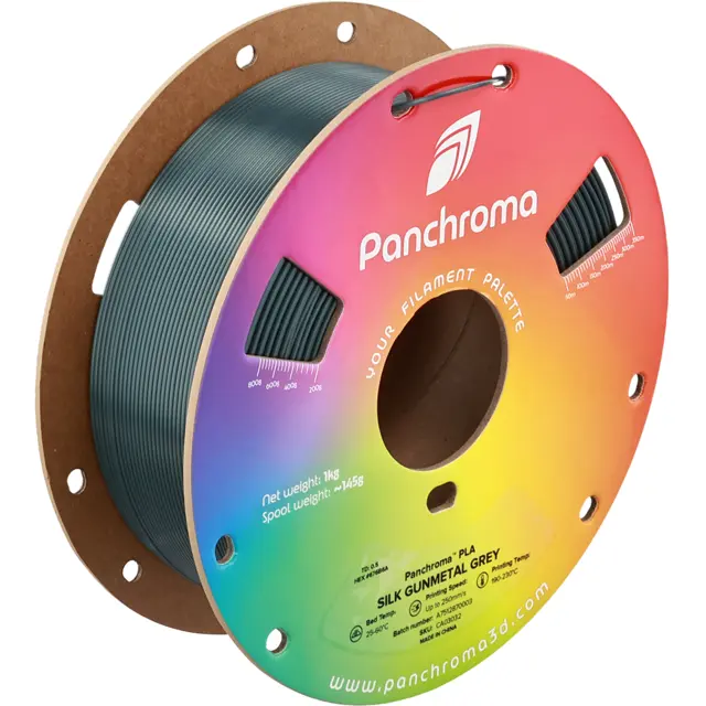 Polymaker Panchroma Silk PLA Silk Gunmetal Grey 