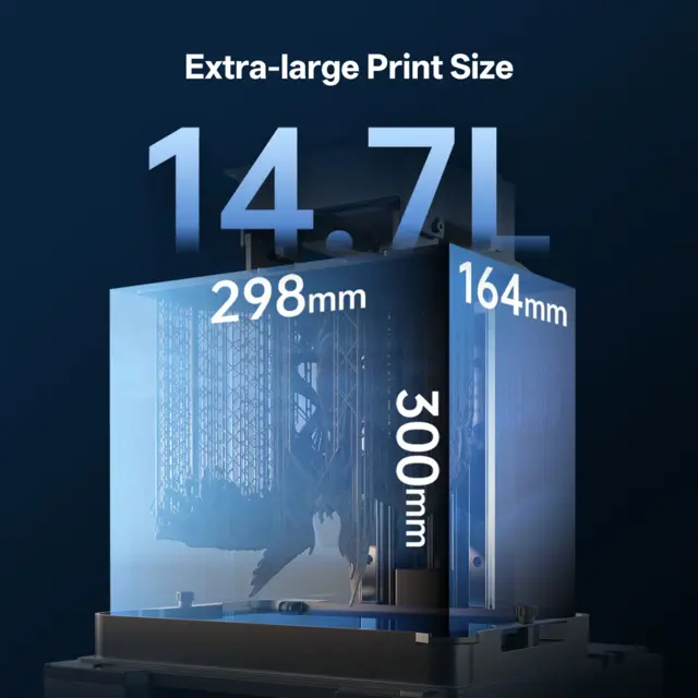 Anycubic Photon Mono M7 Max 7K , 14.7L Ultrastort printvolum 