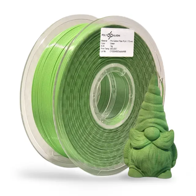 Polyalkemi PLA PRO Carbonfiber Green 