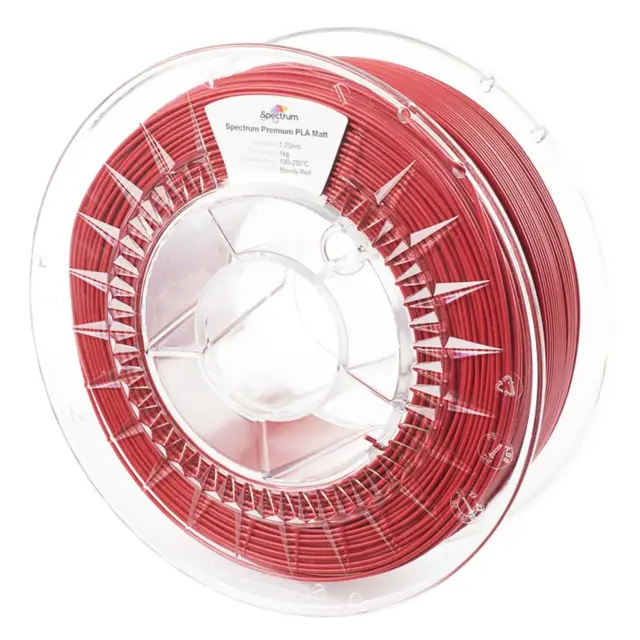 Spectrum PLA Matt Bloody Red 