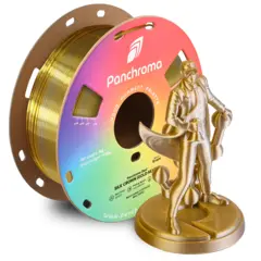 Polymaker Panchroma Dual Silk PLA Crown (Silk Gold/Silk Silver)