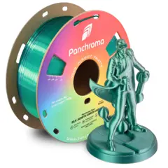 Polymaker Panchroma Dual Silk PLA Jadeite (Silk Green/Silk Chrome)