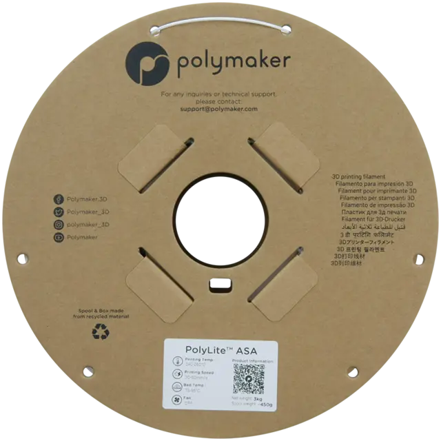 Polymaker PolyLite ASA White (3000g) 