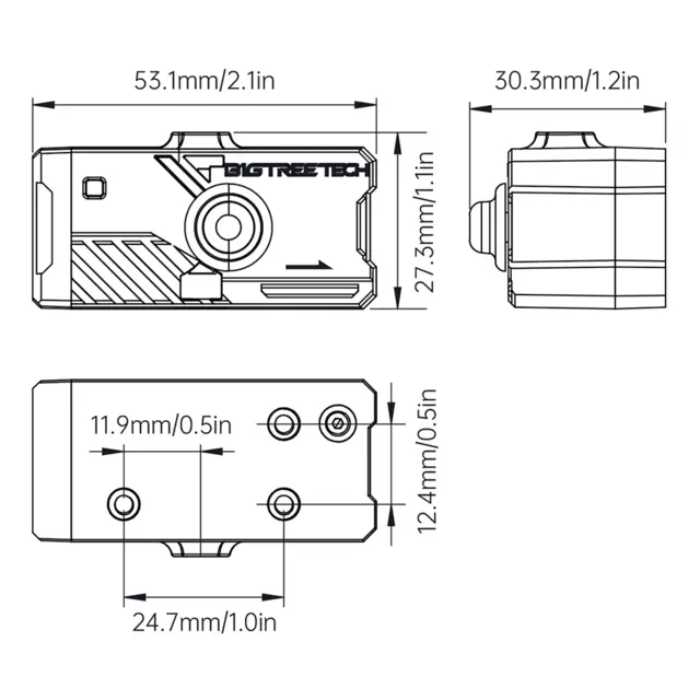 BIQU SFS V2.0 Smart Filament Sensor 