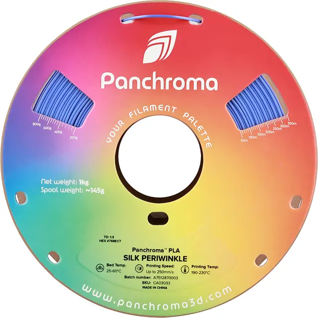 Polymaker Panchroma Silk PLA Silk Periwinkle 