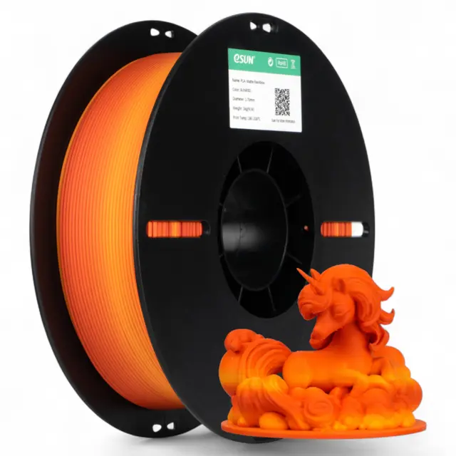 eSun PLA-Matte Rainbow Sunrise 