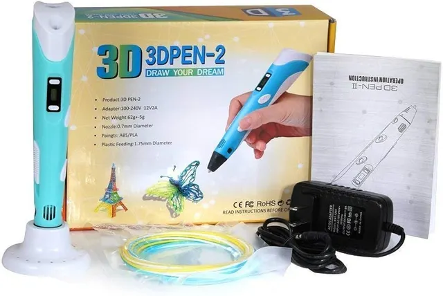 3D-Pen with LCD display 