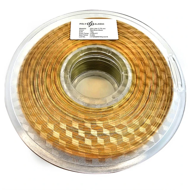 Polyalkemi PLA Silk Rainbow Metallic 