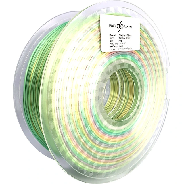 Polyalkemi PLA Silk Rainbow Bright 