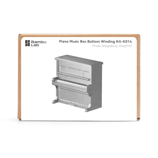 Bambu Lab Piano Music Box Kit 014 Bottom Winding 