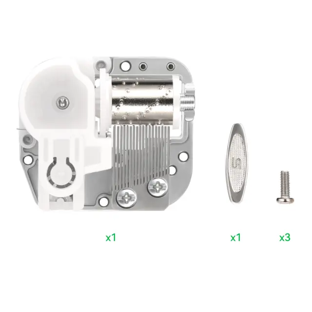 Bambu Lab Piano Music Box Kit 014 Bottom Winding 