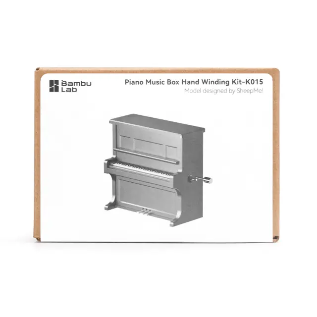 Bambu Lab Piano Music Box Kit 015 Hand Winding 