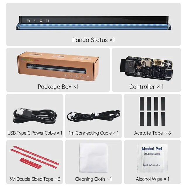 Biqu Panda Status for X1 / P1 / A1 