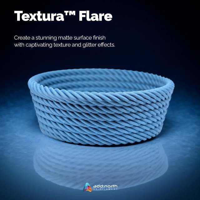 add:north E-PLA Textura Flare Twilight Blue 