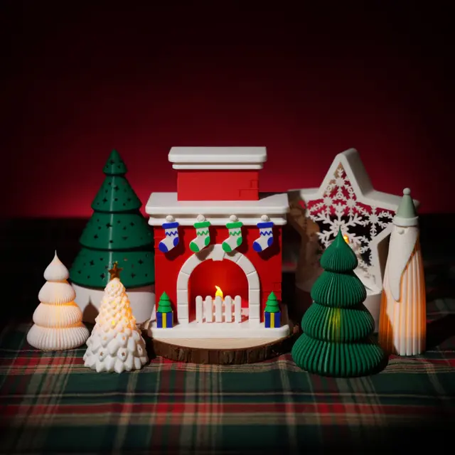 Bambu Lab Led Flame Tea Light Candle Set 12pcs (Warm Yellow) 