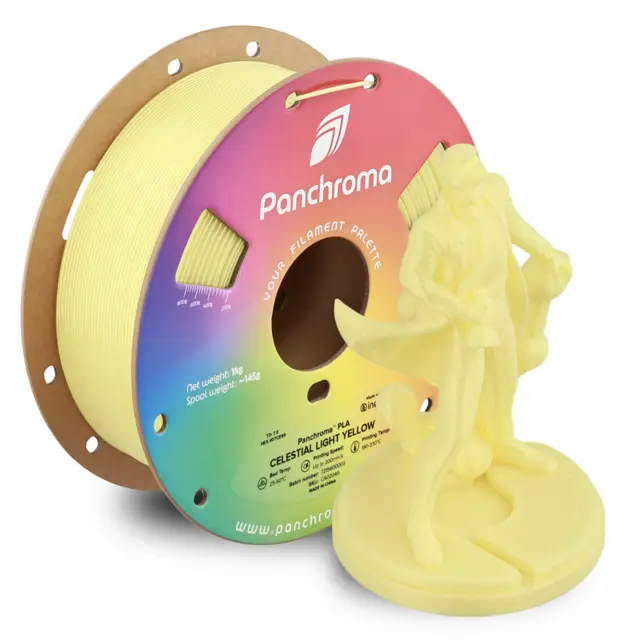 Polymaker Panchroma Celestial PLA Celestial Light Yellow 