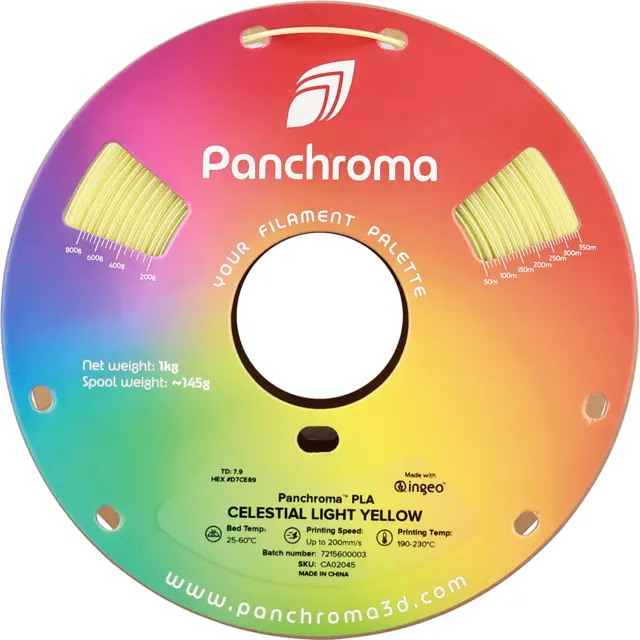 Polymaker Panchroma Celestial PLA Celestial Light Yellow 