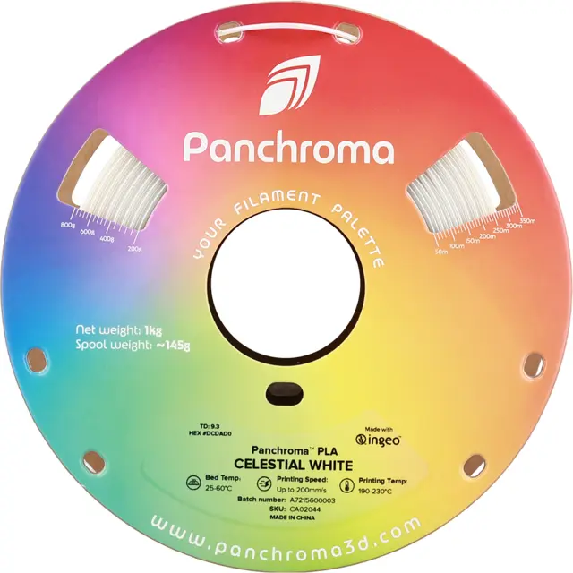 Polymaker Panchroma Celestial PLA Celestial White 