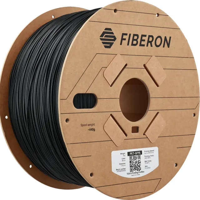 Polymaker Fiberon PET-GF15 (3kg) Black 