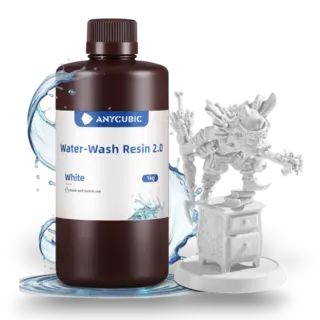 Anycubic Water Washable Resin 2.0 1000g White