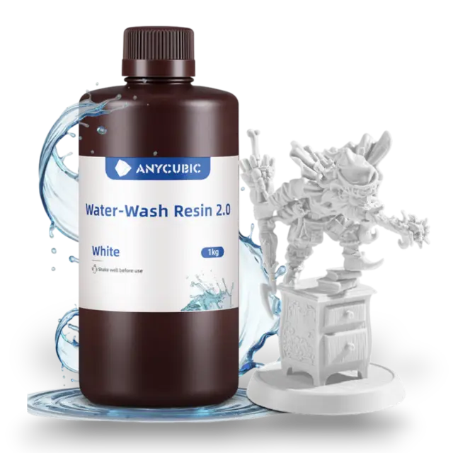 Anycubic Water Washable Resin 2.0 1000g White 