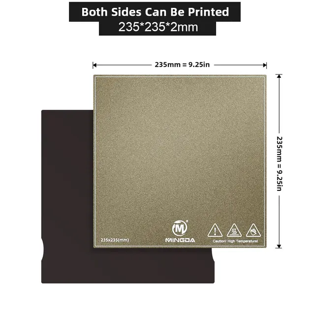 Mingda Doublesided Flexible PEI Plate Magician X / X2 