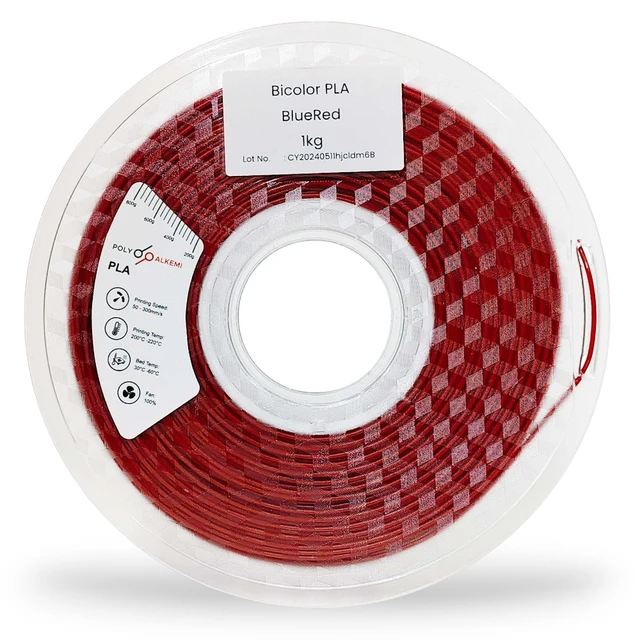 Polyalkemi PLA Bicolor Blue Red 
