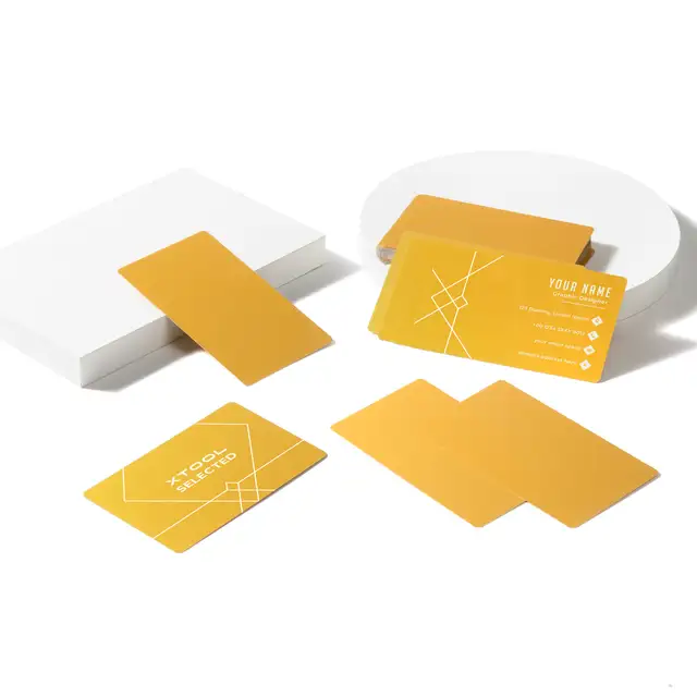 xTool Metal Business Cards - Gold 60pcs 