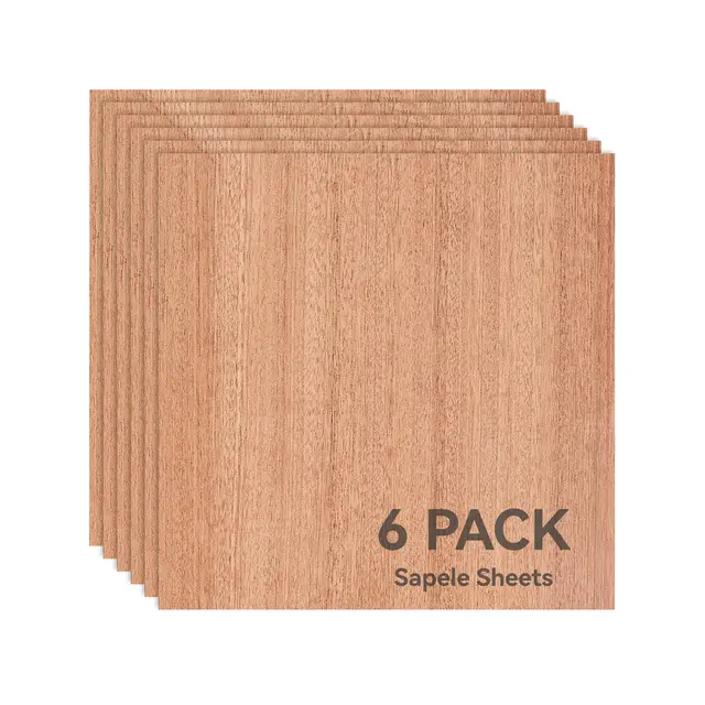 Bambu Lab Sapele Plywood - 6pcs 3mm 