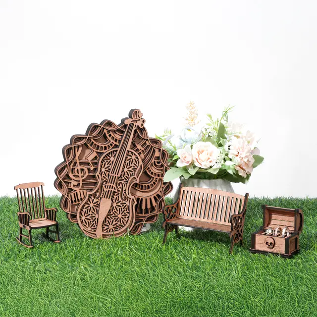 Bambu Lab Sapele Plywood - 6pcs 3mm 