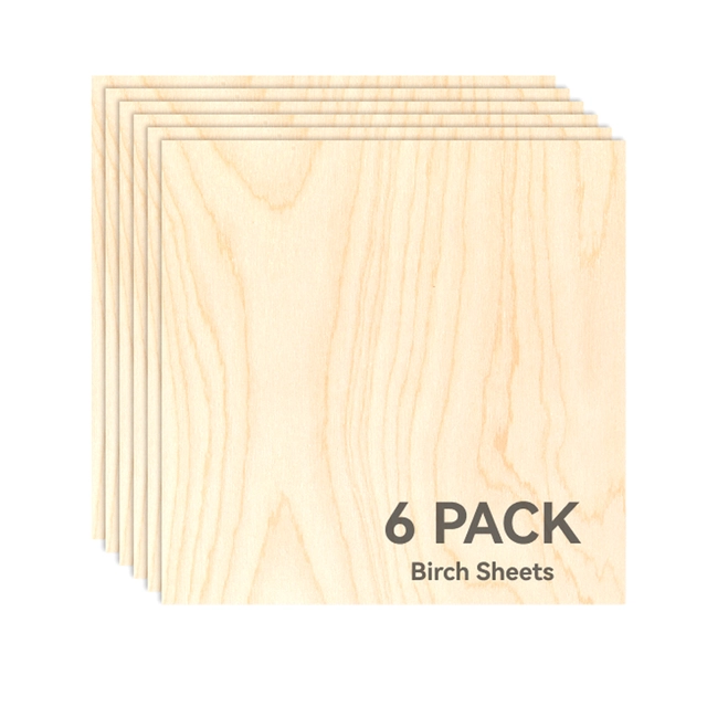 Bambu Lab Birch Plywood - 6pcs 3mm 