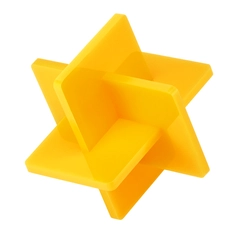 Bambu Lab Opaque Glossy Acrylic Sheets Yellow, 3mm, 3pcs