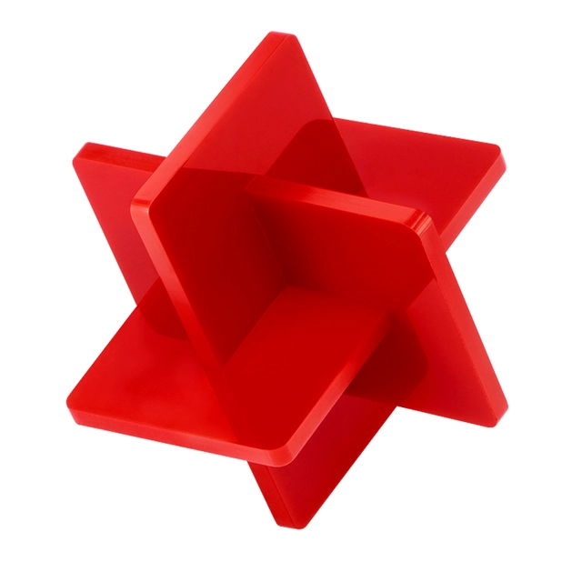 Bambu Lab Opaque Glossy Acrylic Sheets Red, 3mm, 3pcs 