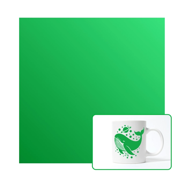 Bambu Lab Matte Removable Vinyl - 10pcs Green 