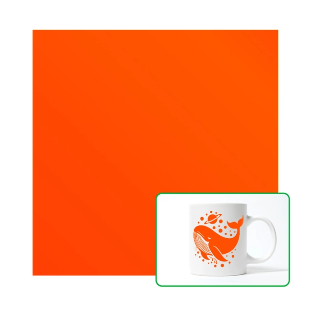 Bambu Lab Matte Removable Vinyl - 10pcs Orange 