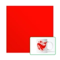 Bambu Lab Matte Removable Vinyl - 10pcs Red 