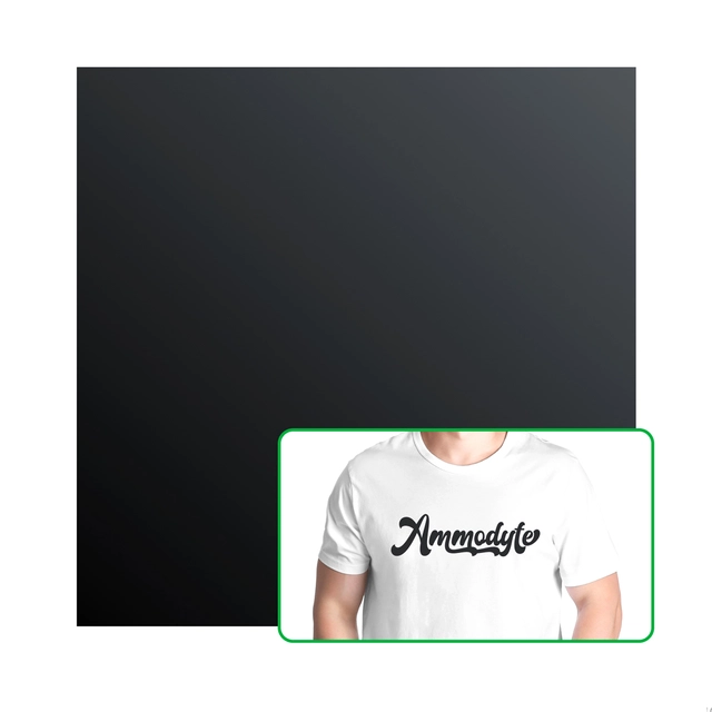 Bambu Lab Matte Heat Transfer Vinyl Black, 10pcs 