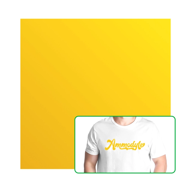 Bambu Lab Matte Heat Transfer Vinyl Lemon Yellow, 10pcs 