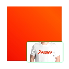 Bambu Lab Matte Heat Transfer Vinyl Neon Orange, 10pcs