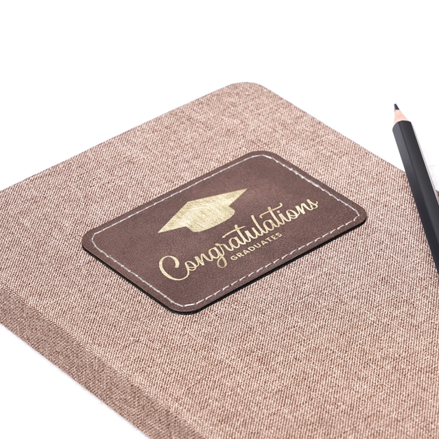 Bambu Lab Rectangular PU Iron-on Patch Rustic to Gold, 10pcs 