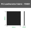 Bambu Lab Pebbled PU Leatherette Fabric Black, 5pcs