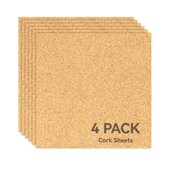 Bambu Lab Cork Sheets - 2mm 4pcs