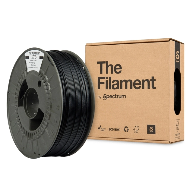The Filament ASA-CF, by Spectrum Black 