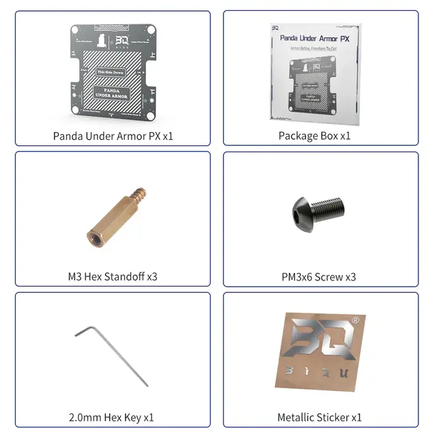 Biqu Panda Under Armor with wheels for X1 / P1 